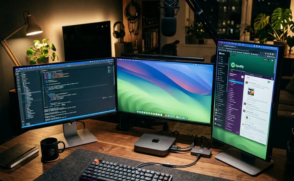 Сколько мониторов можно подключить к Mac Mini? Лимиты всех чипов 2026 года